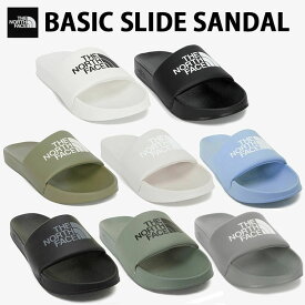 THE NORTH FACE ノースフェイス サンダル BASIC SLIDE スリッパ シャワーサンダル スライドサンダル BLACK WHITE OLIVE CREAM BLUE KHAKI オフィススリッパ ロゴ メンズ レディース NS81R13A/B NS92Q01A/B/C/D NS98P05A/B/C/D【中古】未使用品