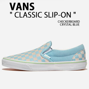 VANS oY Xj[J[ CLASSIC SLIP-ON CHECKERBOARD CRYSTAL BLUE VN000D6YCAU NVbN Xb| `FbNJ[{[h NX^u[ V[Y XG[h Y fB[X jp p