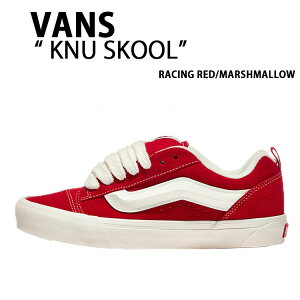 VANS oY Xj[J[ KNU SKOOL RACING RED MARSHMALLOW VN000D75BOP j[XN[ [VObh }V} Y fB[X jp p