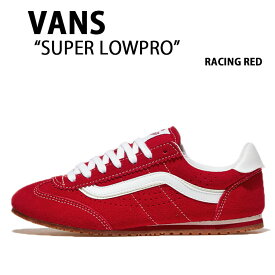 VANS バンズ スニーカー SUPER LOWPRO RACING RED VN000D83IZQ シューズ スーパー ロープロ レーシングレッド メンズ レディース