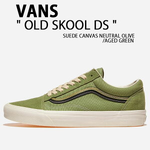 VANS oY Xj[J[ OLD SKOOL DS SUEDE CANVAS NEUTRAL OLIVE AGED GREEN VN000EG8GIS I[hXN[ DS j[gI[u GCWhO[ V[Y XG[h Y fB[X jp p