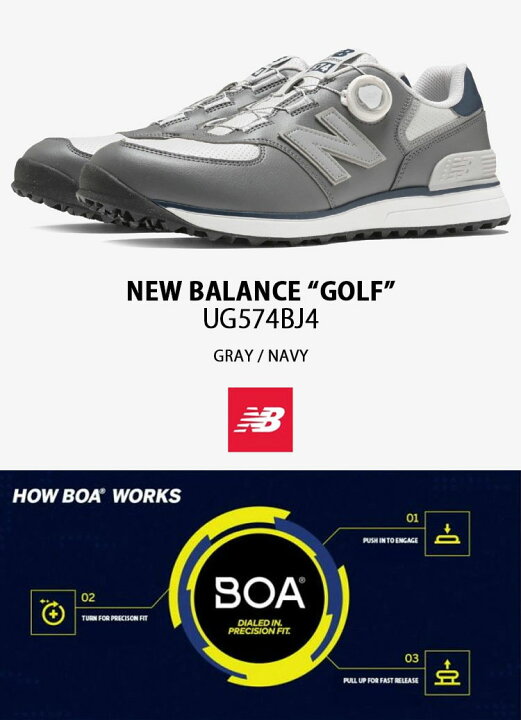楽天市場】New Balance ニューバランス ゴルフシューズ UG574BJ4 GOLF 