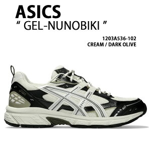 asics �A�V�b�N�X �X�j�[�J�[ GEL-NUNOBIKI CREAM DARK OLIVE 1203A536-102 �V���[�Y �Q���k�m�r�L �����V���[ ���b�V�� �N���[�� �_�[�N�I���[�u �����Y ���f�B�[�X