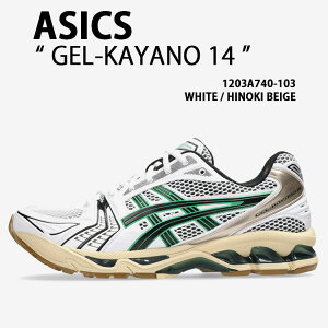 asics �A�V�b�N�X �X�j�[�J�[ GEL-KAYANO 14 WHITE GREEN 1203A740-103 �V���[�Y �Q���J���m14 �����V���[ ���b�V�� �z���C�g �O���[�� �����Y ���f�B�[�X