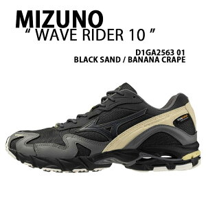 Mizuno �~�Y�m �X�j�[�J�[ WAVE RIDER 10 �V���[�Y �E�F�[�u���C�_�[10 �����j���O�V���[�Y �W���M���O�X�j�[�J�[ BLACK YELLOW �u���b�N �C�G���[ �����Y ���f�B�[�X D1GA256301