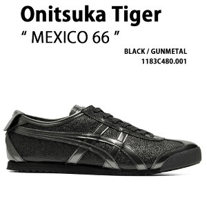 Onitsuka Tiger �I�j�c�J�^�C�K�[ ���f�B�[�X �X�j�[�J�[ MEXICO 66 1183C480.001 �V���[�Y ���L�V�R66 BLACK �u���b�N �����p