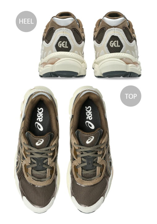 楽天市場】asics アシックス スニーカー GEL-NYC 1203A383-201 BROWN 