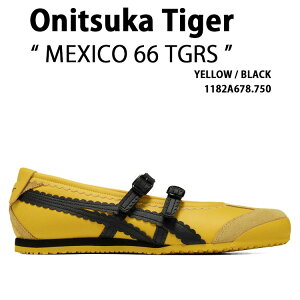 Onitsuka Tiger �I�j�c�J�^�C�K�[ ���f�B�[�X �X�j�[�J�[ MEXICO 66 TGRS 1182A678.750 �V���[�Y ���L�V�R66�^�C�K�[�X �p���v�X YELLOW BLACK �C�G���[ �u���b�N
