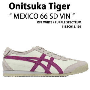 Onitsuka Tiger �I�j�c�J�^�C�K�[ �X�j�[�J�[ MEXICO 66 SD VIN 1183C015.106 �V���[�Y ���L�V�R66SD �r���e�[�W WHITE PURPLE �z���C�g �p�[�v�� �����Y ���f�B�[�X