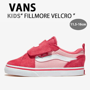 VANS �o���Y �L�b�Y �X�j�[�J�[ FILLMORE VELCRO COLOR POP CANDIED PINK VN000EH9FUO �t�B�����A �x���N�� �J���[ �|�b�v �L�����f�B�h �s���N �L�b�Y�p �q���p �ׁ[�r�[�p