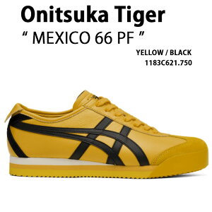 Onitsuka Tiger �I�j�c�J�^�C�K�[ �X�j�[�J�[ MEXICO 66 PF YELLOW BLACK 1183C621.750 �V���[�Y ���L�V�R 66 PF �C�G���[ �u���b�N �����Y ���f�B�[�X �j���p �����p
