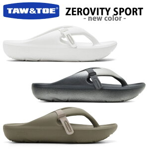 TAW �� TOE �g�[���g�[ �T���_�� ���J�o���[�T���_�� �t���b�v�t���b�v ZEROVITY SPORT NEW COLOR �Z���r�e�B�X�|�[�c KHAKI SILVER WHITE ��̌`�� �V�����[�T���_�� �X���C�h�T���_�� ���� ��O ��J�h�~ 