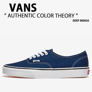 VANS �o���Y �X�j�[�J�[ AUTHENTIC COLOR THEORY DEEP INDIGO VN000D7YFOB �I�[�Z���e�B�b�N �J���[�Z�I���[ �f�B�[�v �C���f�B�S �j���p �����p