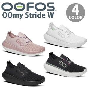 OOFOS �E�[�t�H�X ���J�o���[�X�j�[�J�[ OOMY STRIDE W �E�[�}�C�X�g���C�h Black WhiteBlack Stardust White �����j���O�V���[�Y ���[�J�b�g �y�� �Ռ��z�� �����S�n ���Ȃ� �����Y ���f�B�[�X