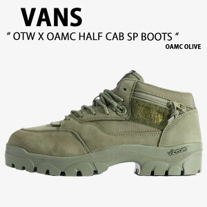 VANS �o���Y �V���[�Y OTW X OAMC HALF CAB SP BOOTS OAMC OLIVE VN000EFUDFP �I�[�e�B�[�_�u�����[ × �I�[�G�[�G���V�[ �n�[�t�L���u �G�X�s�[ �u�[�c �I�[�G�[�G���V�[ �I���[�u ���[�e�N�V���[�Y ���[�e�N