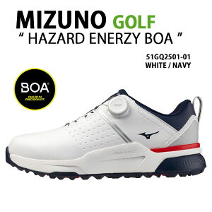 Mizuno �~�Y�m �S���t�X�j�[�J�[ HAZARD ENERZY BOA �V���[�Y �n�U�[�h�G�i�W�[ �{�A �X�p�C�N���X �y�� �����h�� 4E WIDE �N�����[�m �z���C�g �l�C�r�[ 51GQ2501-01