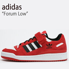 adidas アディダス スニーカー FORUM LOW フォーラム ロー レッド ブラック ホワイト GZ3711 メンズ レディース 男女共用 男性用 女性用【中古】未使用品