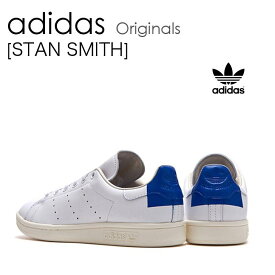 adidas アディダス スニーカー STAN SMITH スタンスミス ホワイト ブルー EE5788 メンズ レディース 男女共用 男性用 女性用【中古】未使用品