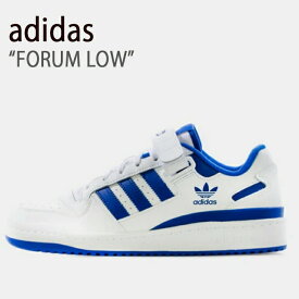 adidas アディダス スニーカー FORUM LOW フォーラム ロー ホワイト ブルー FY7756 メンズ 男性用【中古】未使用品