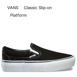 VANS ヴァンズ スニーカー バンズ 厚底 プラットフォーム PLATFORM スリッポン SLIP-ON ブラック BLACK VN00018EBLK