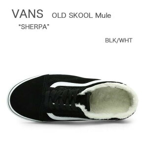VANS @Y Xj[J[ oY OLD SKOOL Mule SUEDE t[X SHERPA I[hXN[ {A ubN VN0A4P3YTC6 Y fB[X jp jp p