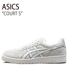 ASICS アシックス スニーカー COURT S コート S グレー ネイビー メンズ 男性用 1201A025-020【中古】未使用品