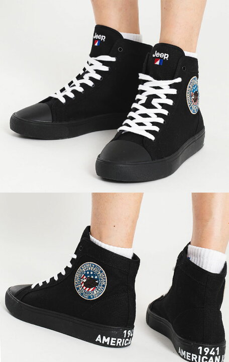 楽天市場】Jeep ジープ スニーカー RETRO TOP SNEAKER UNITED STATE HI 