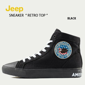 Jeep W[v Xj[J[ RETRO TOP SNEAKER UNITED STATE HI-CUT nCJbg ggbv I[hX^C V[Y  AJ Y fB[X jp jp p GL0GHU201BK