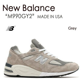 New Balance ニューバランス スニーカー 990 USA アメリカ製 GRAY グレー M990GY2 メンズ レディース 男女共用 男性用 女性用【中古】未使用品