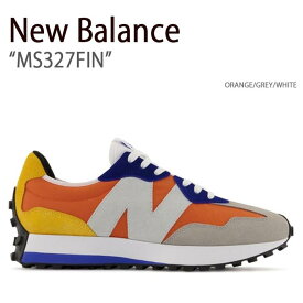 New Balance ニューバランス スニーカー 327 MS327FIN オレンジ グレー ホワイト メンズ 男性用【中古】未使用品