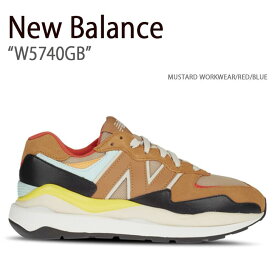 New Balance ニューバランス スニーカー 5740 W5740GB マスタードワークウェア レッド ブルー メンズ レディース 男女兼用 男性用 女性用【中古】未使用品