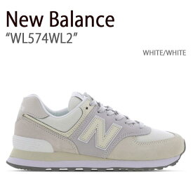 New Balance ニューバランス スニーカー 574 WL574WL2 ホワイト ホワイト レディース 男女兼用 男性用 女性用【中古】未使用品