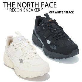 THE NORTH FACE ノースフェイス スニーカー ダッドシューズ RECON SNEAKER シューズ 厚底 厚底スニーカー オフホワイト ブラック WHITELABEL メンズ レディース 男性用 女性用 NS93M05K/J【中古】未使用品