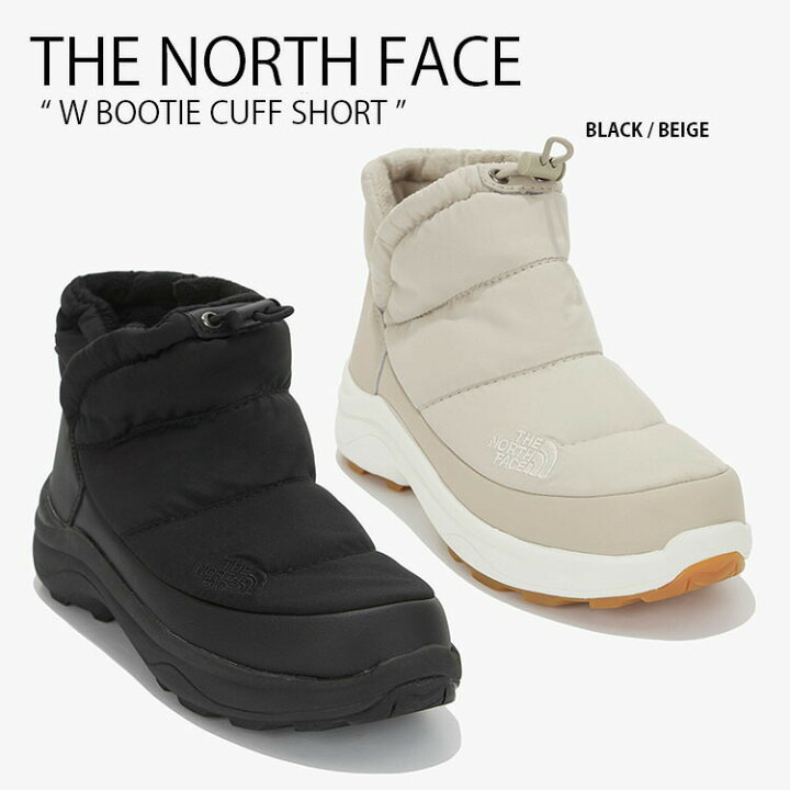 楽天市場 The North Face ノースフェイス ショートブーツ W Bootie Cuff Short ブーティ カフ ショート ダウンブーツ ジッパー シューズ 外履き ウィンターブーツ ブラック ベージュ レディース 女性用 Ns99m51a Ns99m51b 中古 未使用品 セレクトショップ A Clo