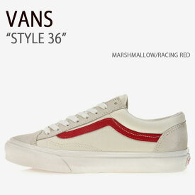 VANS バンズ スニーカー STYLE 36 MARSHMALLOW RACING RED スタイル36 マシュマロ レイシングレッド ヴァンズ シューズ メンズ レディース 男女兼用 男性用 女性用 VN0A3DZ3OXS【中古】未使用品