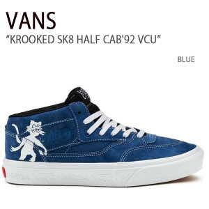 VANS oY Xj[J[ KROOKED SK8 HALF CAB'92 VCU BLUE NLbhXP[gn[tLu92uCV[[ u[ @Y V[Y Y fB[X jp jp p VN0A4BW9APG1