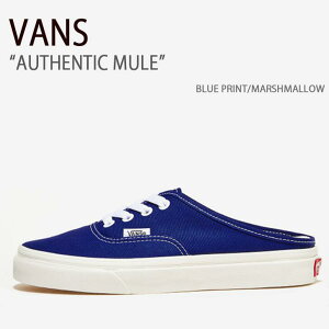 VANS oY Xj[J[ AUTHENTIC MULE BLUE PRINT MARSHMALLOW I[ZeBbN~[ u[vg }V} @Y V[Y Y fB[X jp jp p VN0A54F72BK