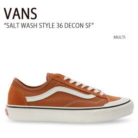 VANS バンズ スニーカー SALT WASH STYLE 36 DECON SF MULTI ソルトウォッシュスタイル36デコンSF マルチ ヴァンズ シューズ メンズ レディース 男女兼用 男性用 女性用 VN0A5HYRB991【中古】未使用品