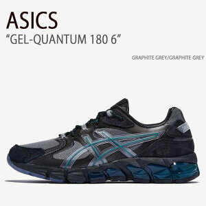ASICS �A�V�b�N�X �X�j�[�J�[ GEL-QUANTUM 180 6 GRAPHITE GREY GRAPHITE GREY �Q���N�H���^��180 6 �O���t�@�C�g�O���[ �O���t�@�C�g�O���[ �����Y �j���p 1201A216-020