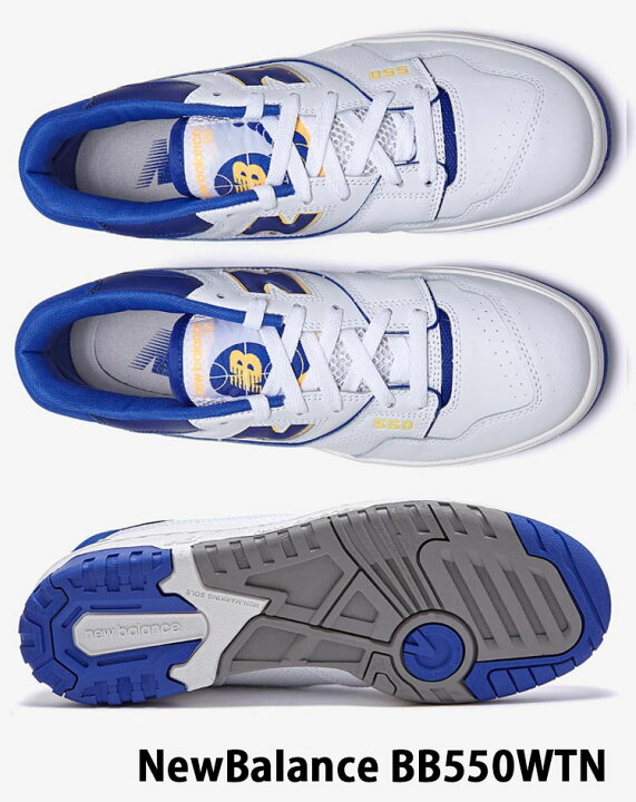 楽天市場】New Balance ニューバランス スニーカー BB550 BLUE WHITE 