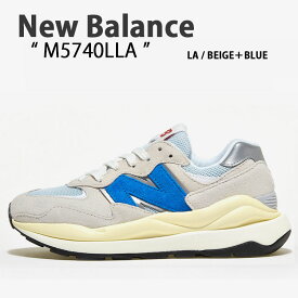New Balance ニューバランス スニーカー 5740 BEIGE BLUE M5740LLA ベージュ ブルー シューズ レディース メンズ 男性用 女性用 男女共用【中古】未使用品