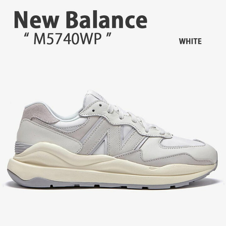 楽天市場】New Balance ニューバランス スニーカー M5740 WHITE BEIGE 