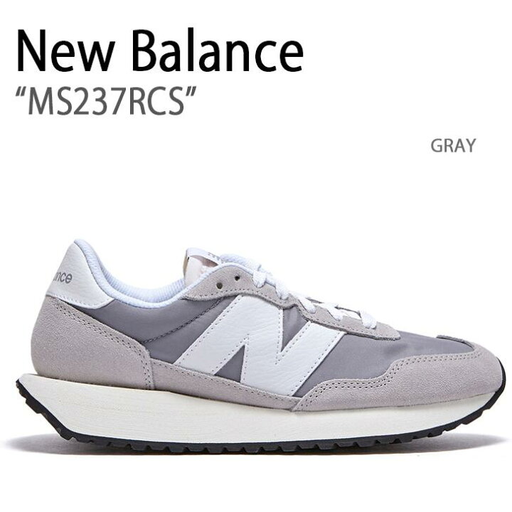 楽天市場】New Balance ニューバランス スニーカー 237 GRAY グレー 