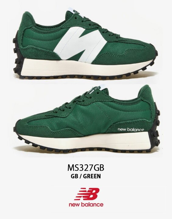 楽天市場】New Balance ニューバランス スニーカー 327 GREEN グリーン 