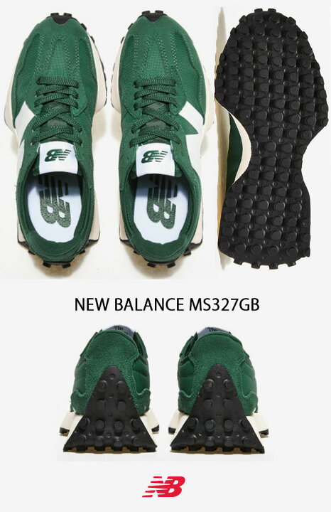 楽天市場】New Balance ニューバランス スニーカー 327 GREEN グリーン  