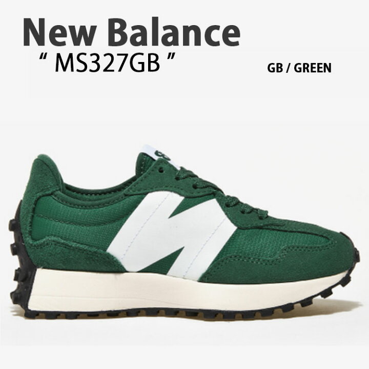 楽天市場】New Balance ニューバランス スニーカー 327 GREEN グリーン 