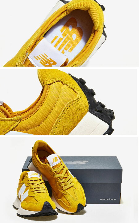 楽天市場】New Balance ニューバランス スニーカー 327 YELLOW GOLD  