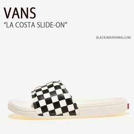 VANS バンズ サンダル LA COSTA SLIDE-ON BLACK MARSHMALLOW コスタスライドオン ブラック マシュマロ ヴァンズ シューズ メンズ レディース 男女兼用 男性用 女性用 VN0A5HFER6R【中古】未使用品