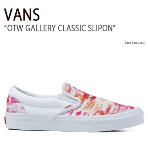 VANS �o���Y �X�j�[�J�[ OTW GALLERY CLASSIC SLIPON SARA LORUSSO OTW �M�������[ �N���V�b�N�X���b�|�� �T�� �����b�\ ���@���Y �V���[�Y �����Y ���f�B�[�X �j�����p �j���p �����p VN0A5JMHB0D