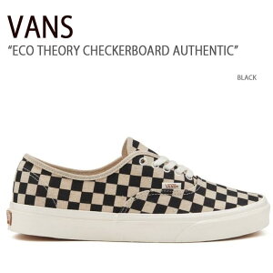 VANS oY Xj[J[ ECO THEORY CHECKERBOARD AUTHENTIC BLACK GRZI[`FbJ[{[hI[ZeBbN ubN @Y V[Y Y fB[X VN0A5KRD705